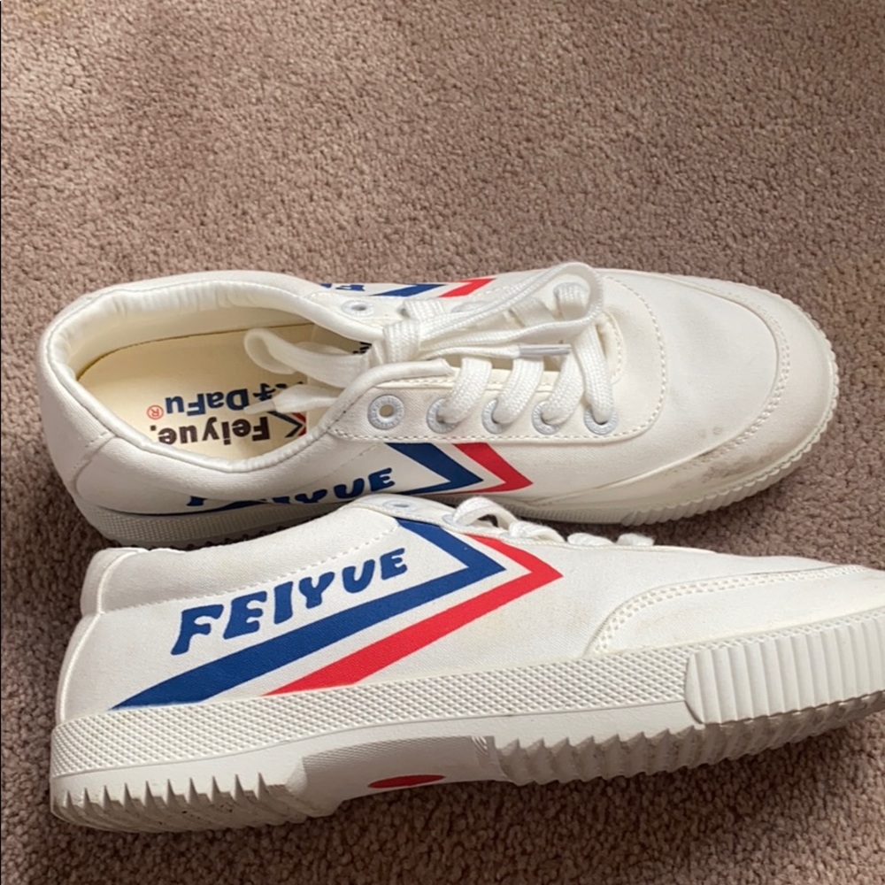 Feiyue white sneakers